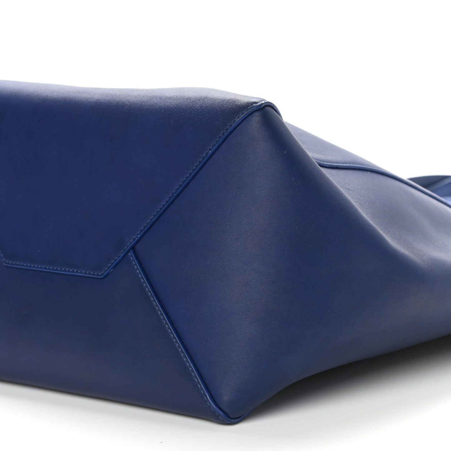 Smooth Calfskin Medium Belt Cabas Phantom Royal Blue