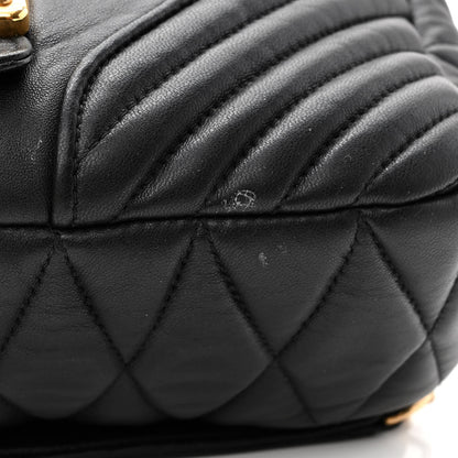 Miu Miu Nappa Matelasse Biker Shoulder Bag Black 13 of 13