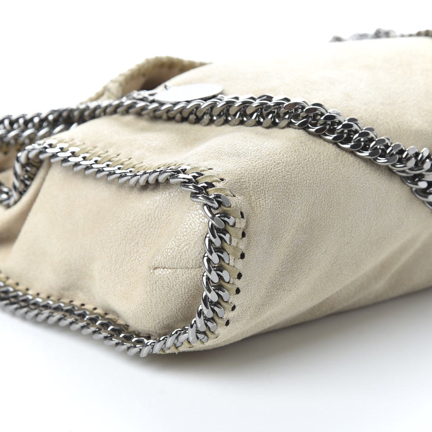 Shaggy Deer Small Falabella Tote Beige