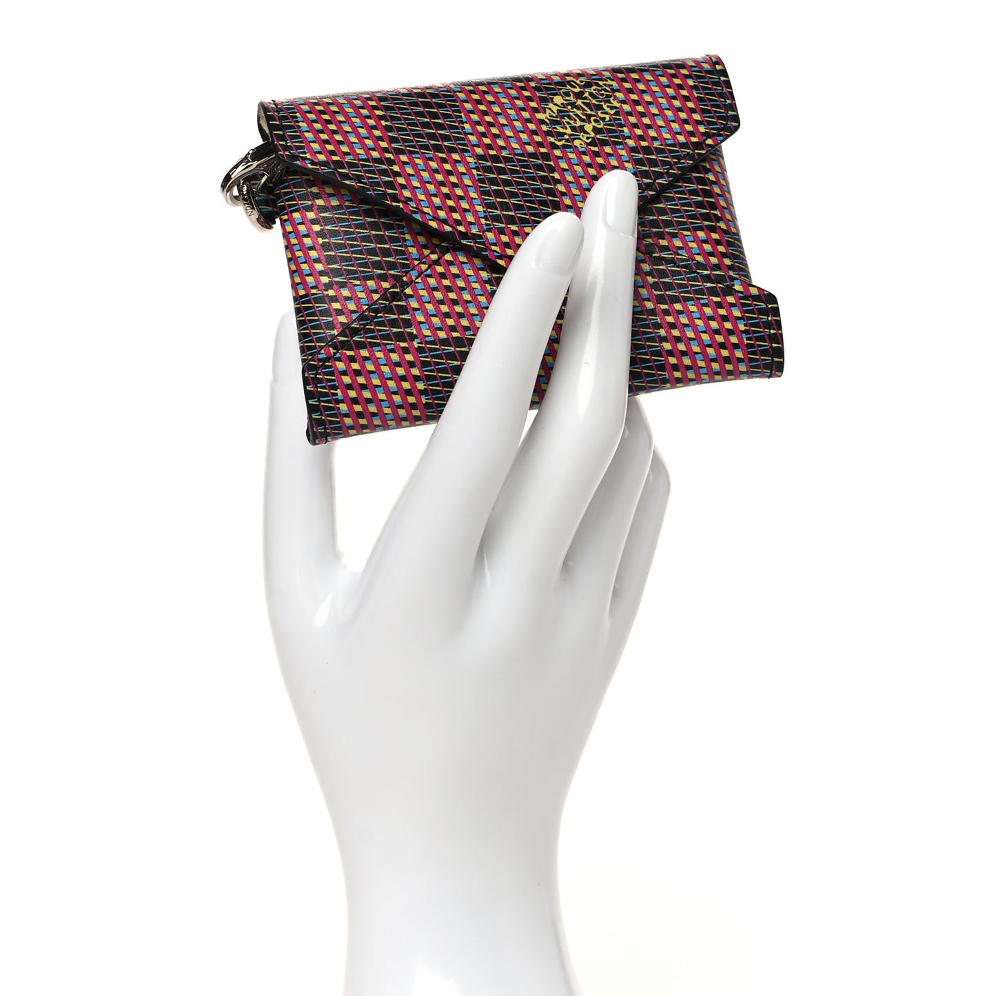 Damier LV Pop Kirigami Necklace Rose