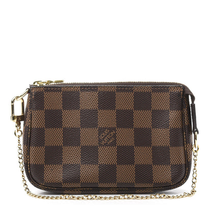 Louis Vuitton Damier Ebene Mini Pochette Accessories 1 of 9