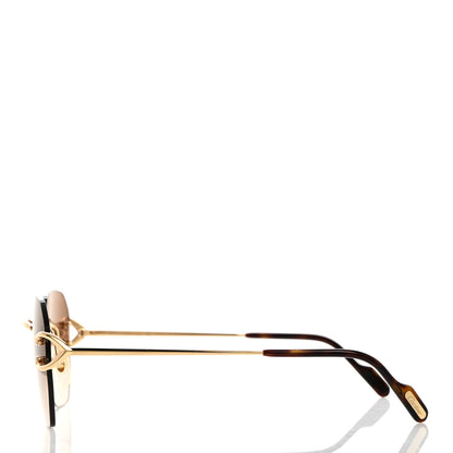 Cartier Signature C De Cartier Sunglasses Gold 3 of 8
