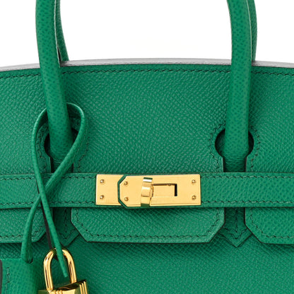 Hermes Epsom Birkin Sellier 25 Vert Jade 8 of 14