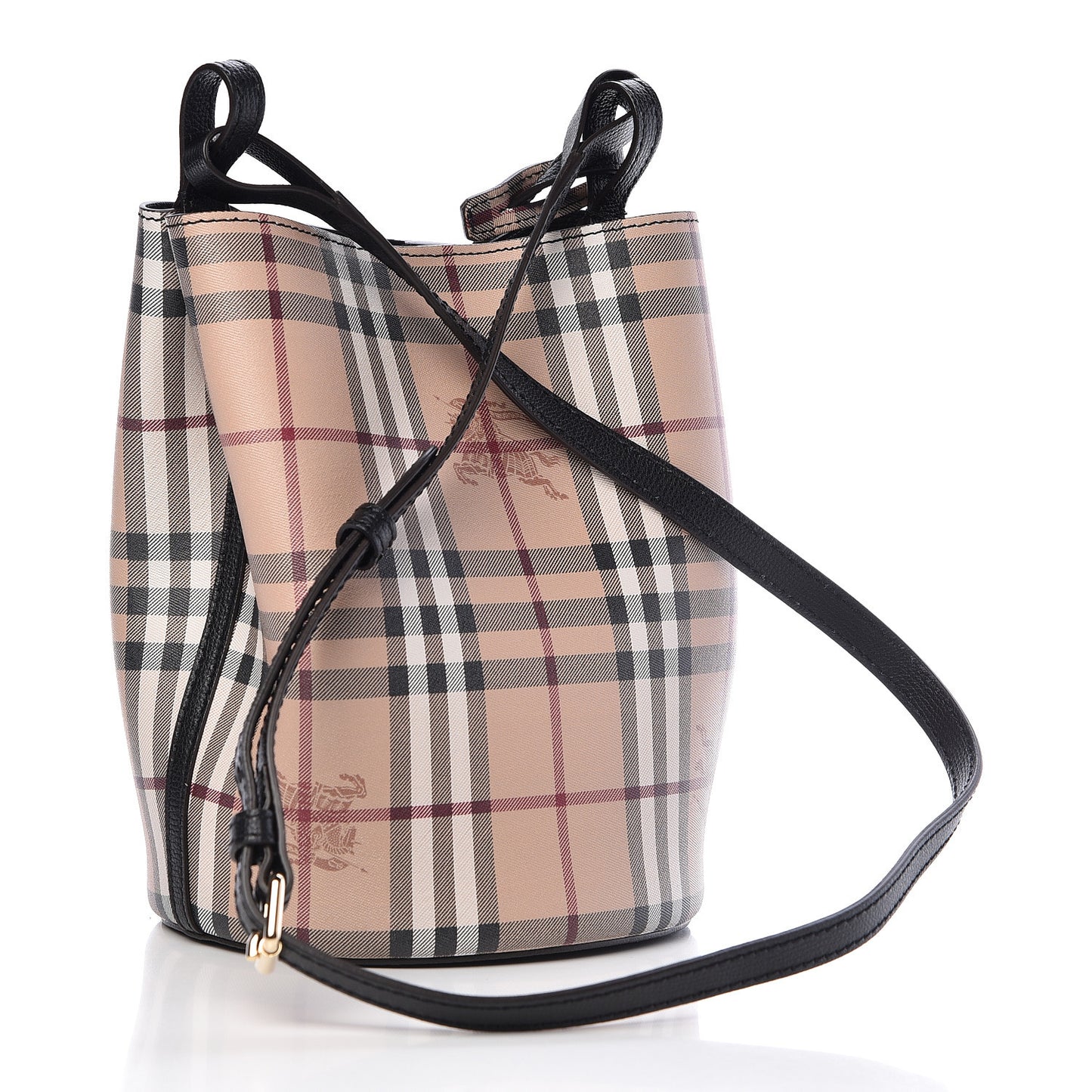 Haymarket Check Colours Small Lorne Bucket Crossbody Black
