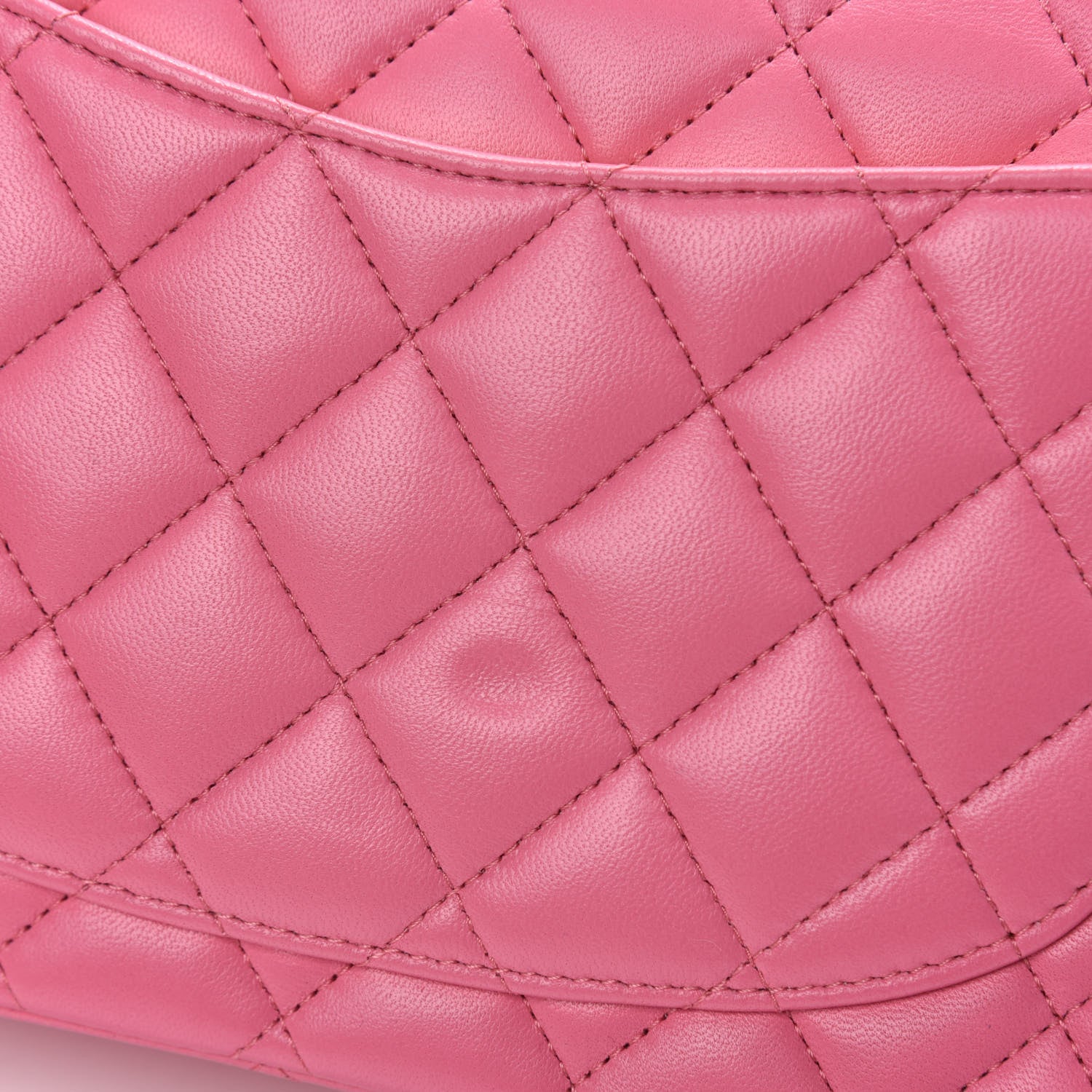 Chanel Lambskin Quilted Small Double Flap Pink Yellow 12 of 12