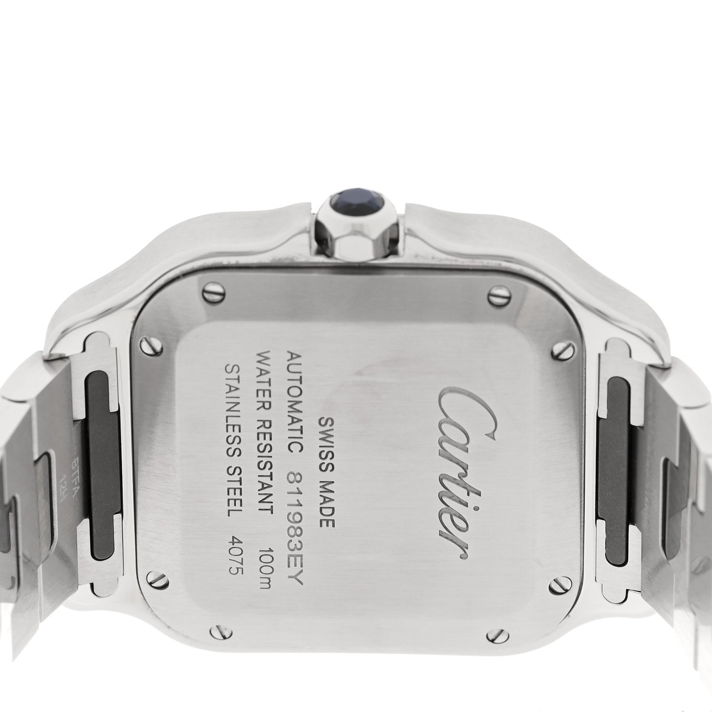 Stainless Steel 35mm Santos de Cartier Automatic Watch