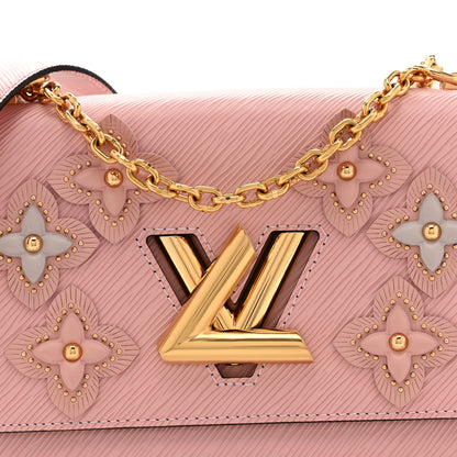 Louis Vuitton Epi Couture’s Flower Twist Shoulder Bag MM Rose Ballerine 9 of 11