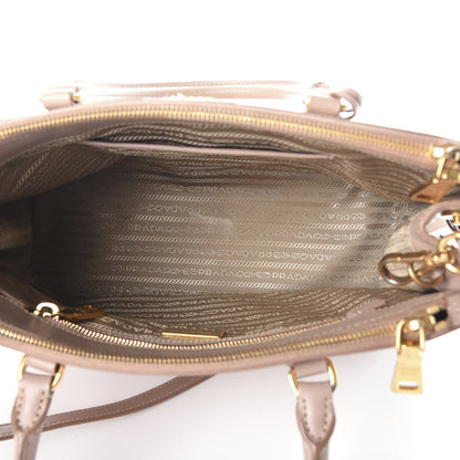 Prada Saffiano Small Galleria Double Zip Tote Cammeo 6 of 10