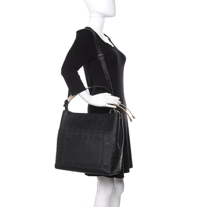 MCM Calfskin Ottomar Large Klara Hobo Black 2 of 11
