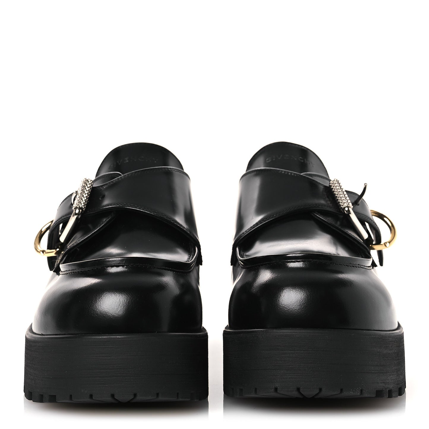 Calfskin Voyou Monk Loafers 39  Black