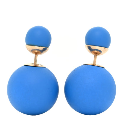 Christian Dior Mise En Dior Tribal Earrings Blue 1 of 5