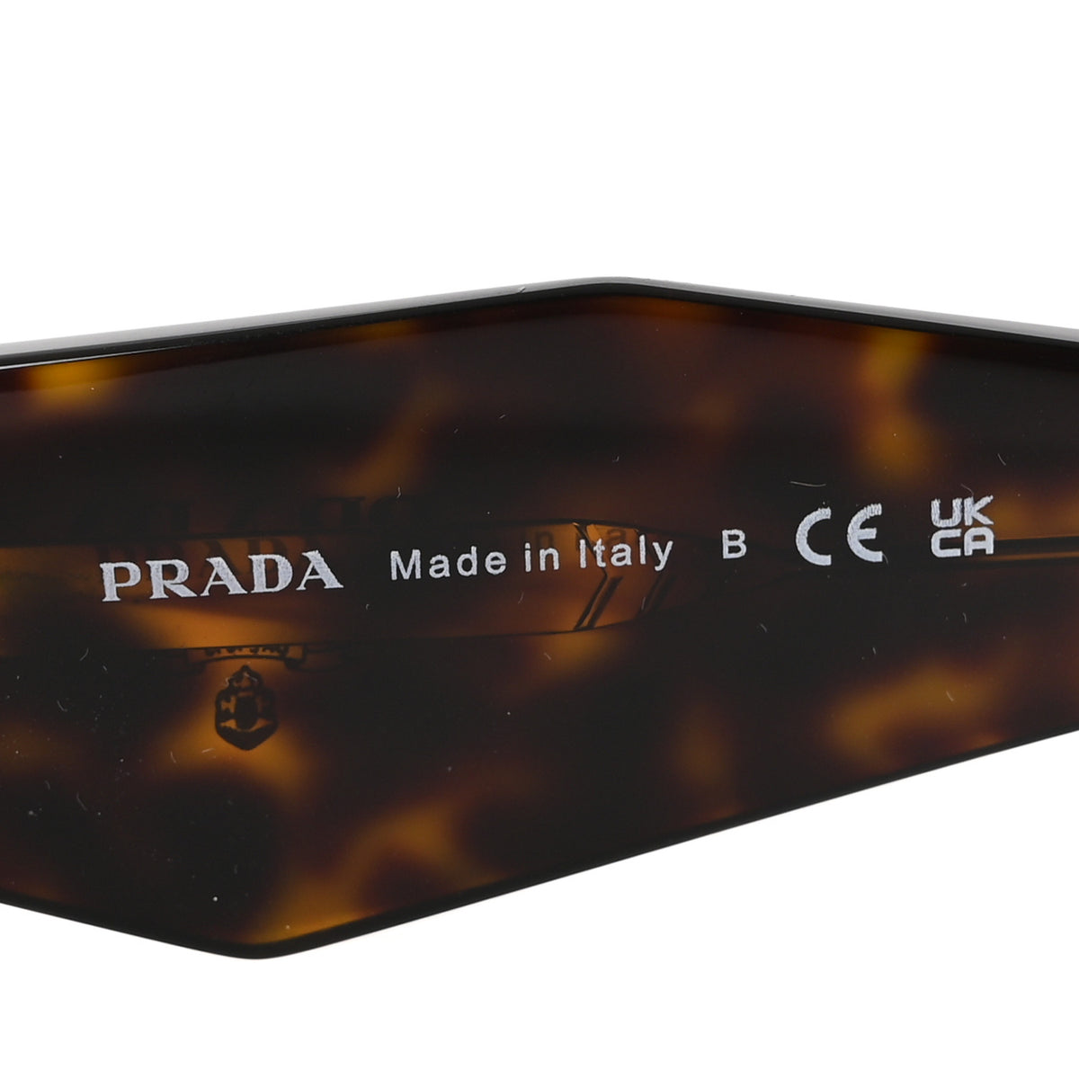 Prada Acetate Symbole Sunglasses SPR 17W Honey Tortoise 5 of 7