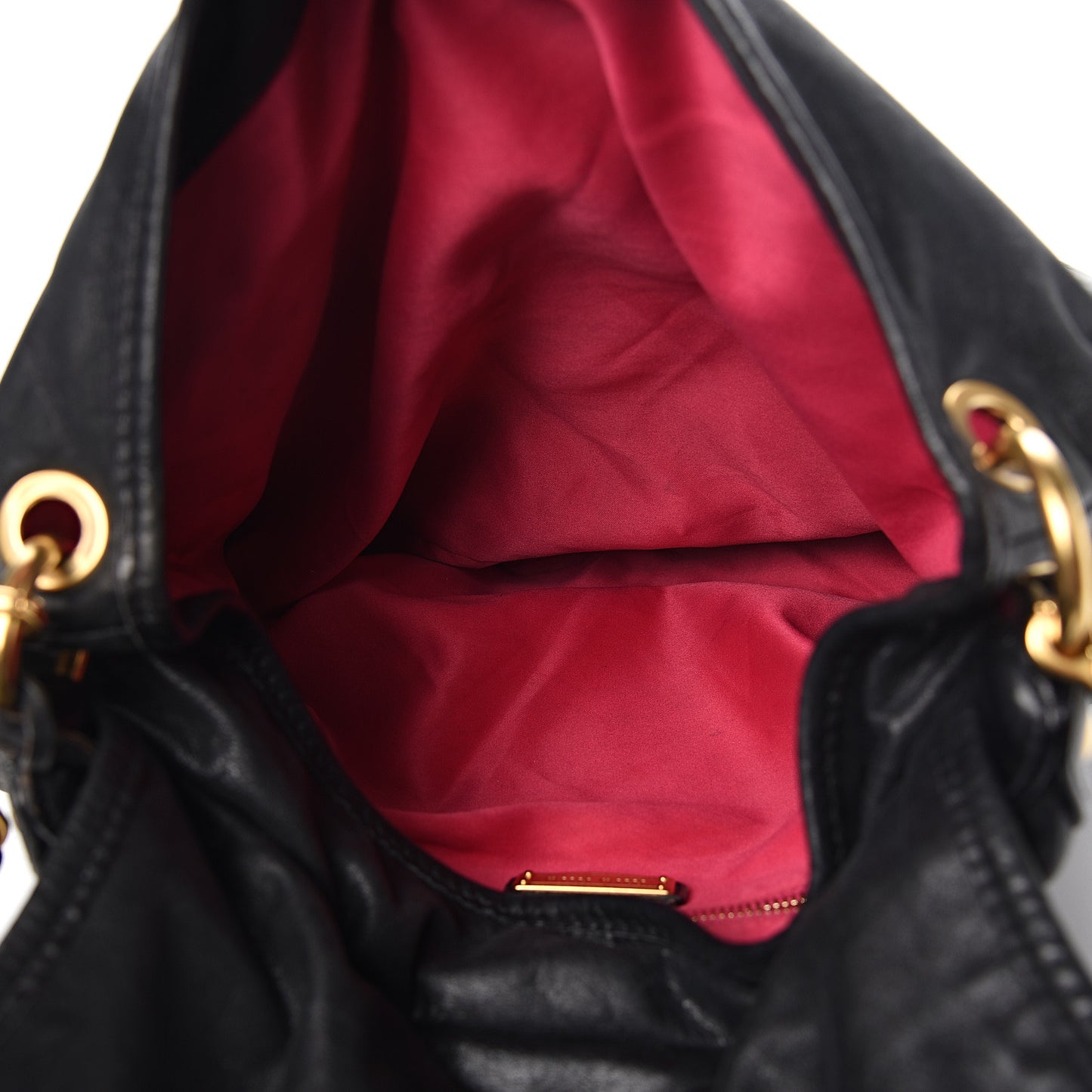 Nappa Matelasse Coffer Hobo Black