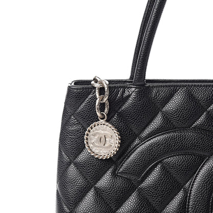 Chanel Caviar Quilted Medallion Tote Black 10 of 10