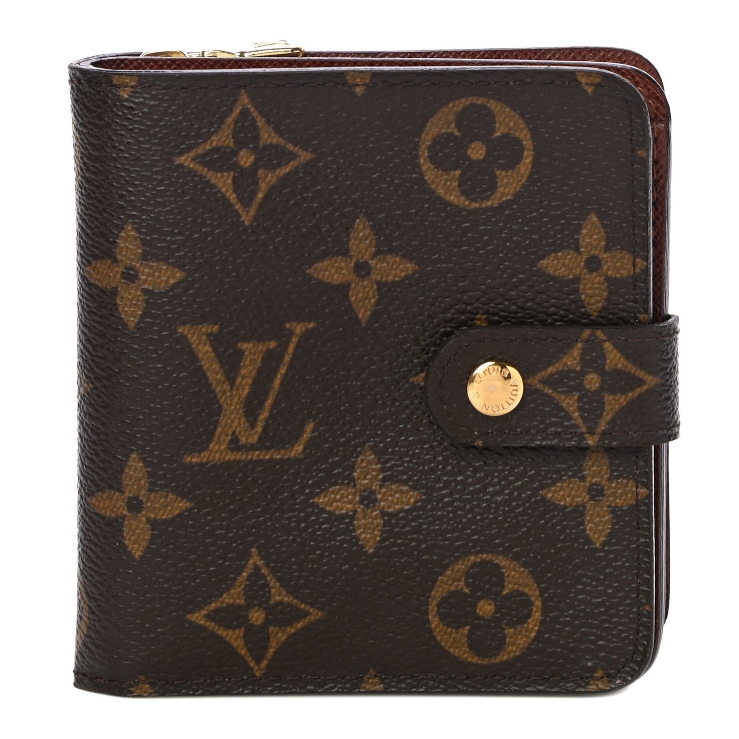 Monogram Compact Zippe Zipped Wallet