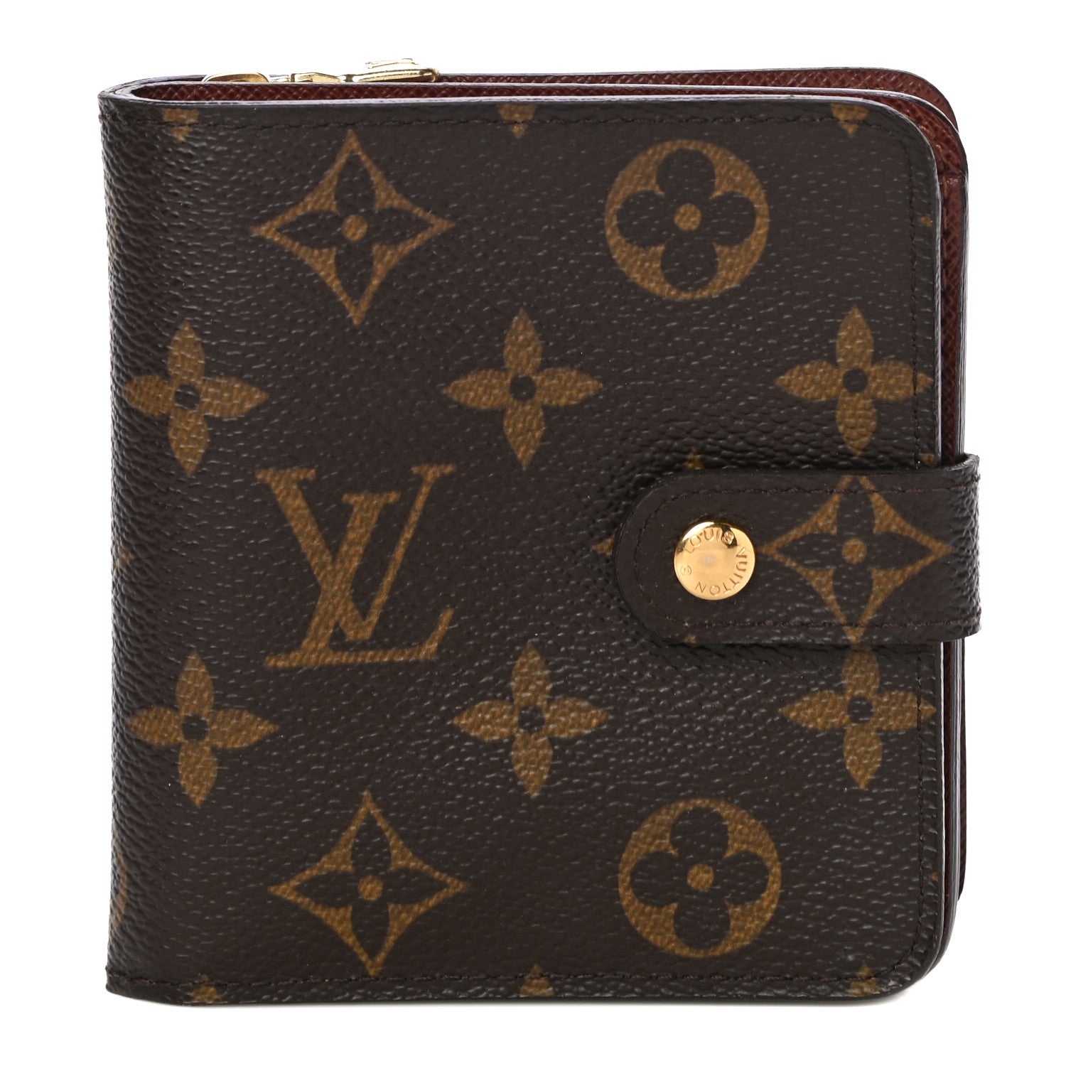 Louis Vuitton Monogram Compact Zippe Zipped Wallet 1 of 11