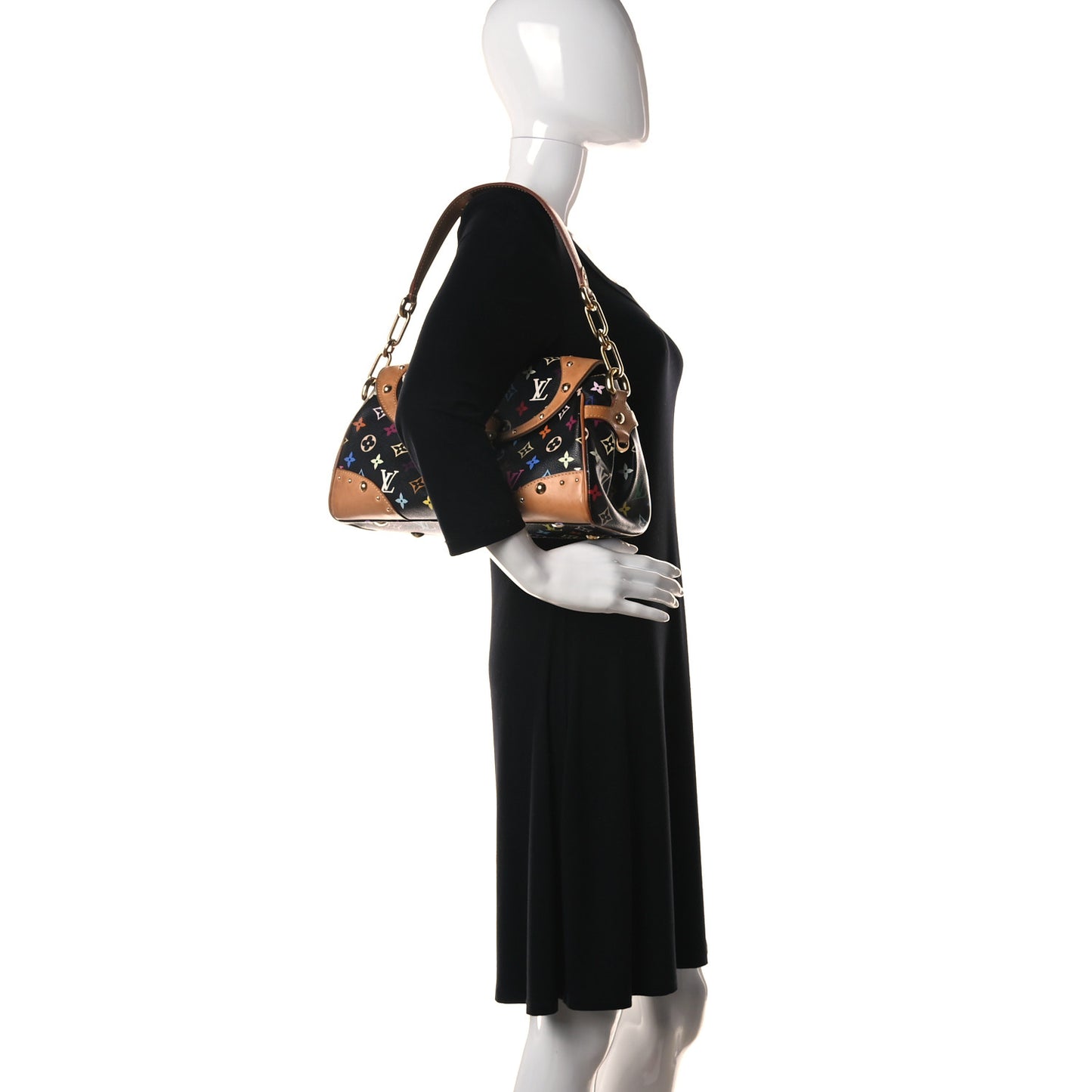 Monogram Multicolor Beverly MM Black