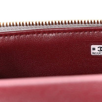 Chanel Metallic Calfskin Quilted Top Handle Slim Vanity With Chain Silver 6 of 10