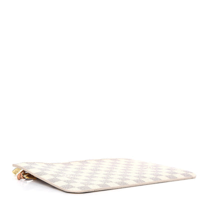 Louis Vuitton Damier Azur Neverfull MM GM Pochette 3 of 10