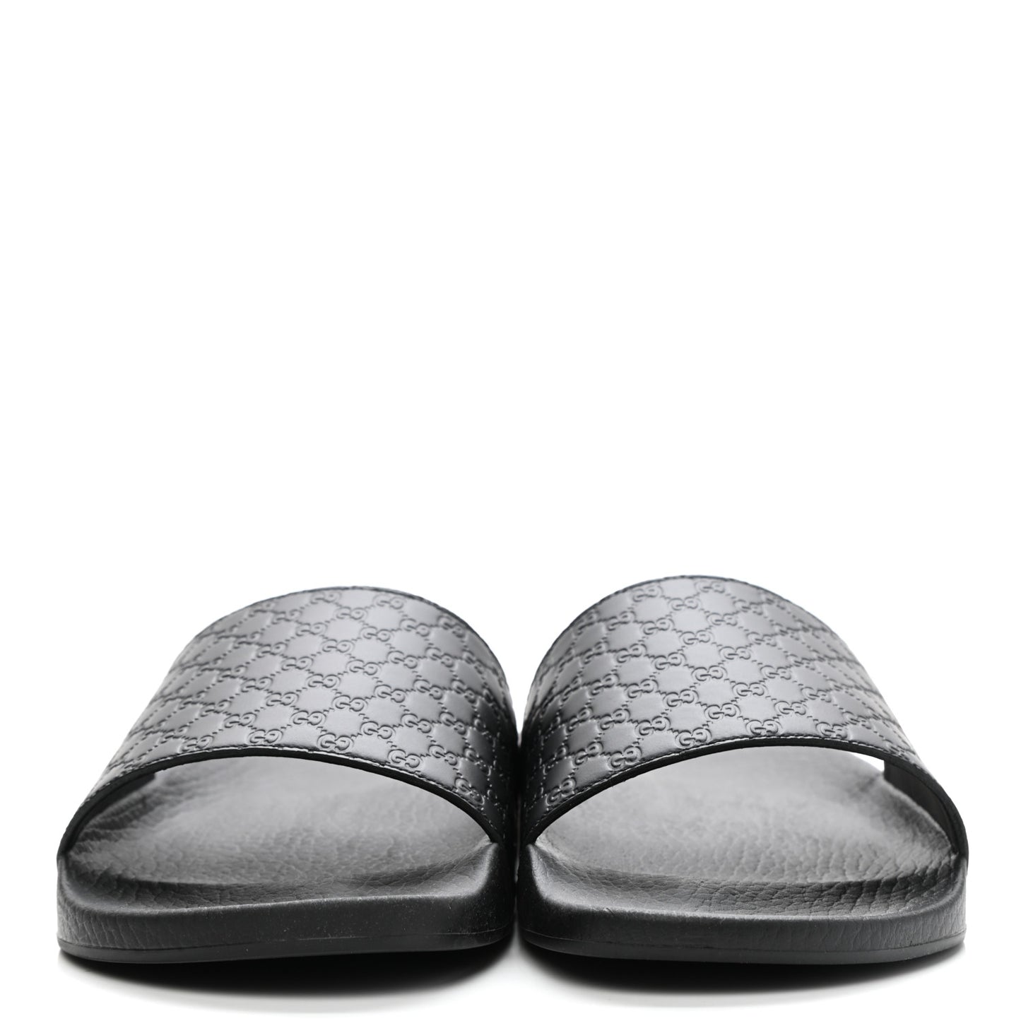 Microguccissima Mens Slide Sandals 8 Black