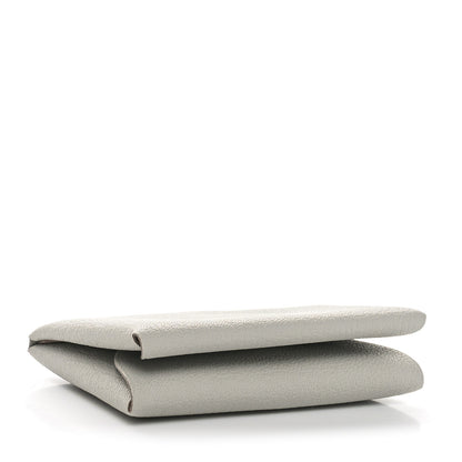 Hermes Chevre Mysore Calvi Duo Card Case Gris Perle 4 of 9