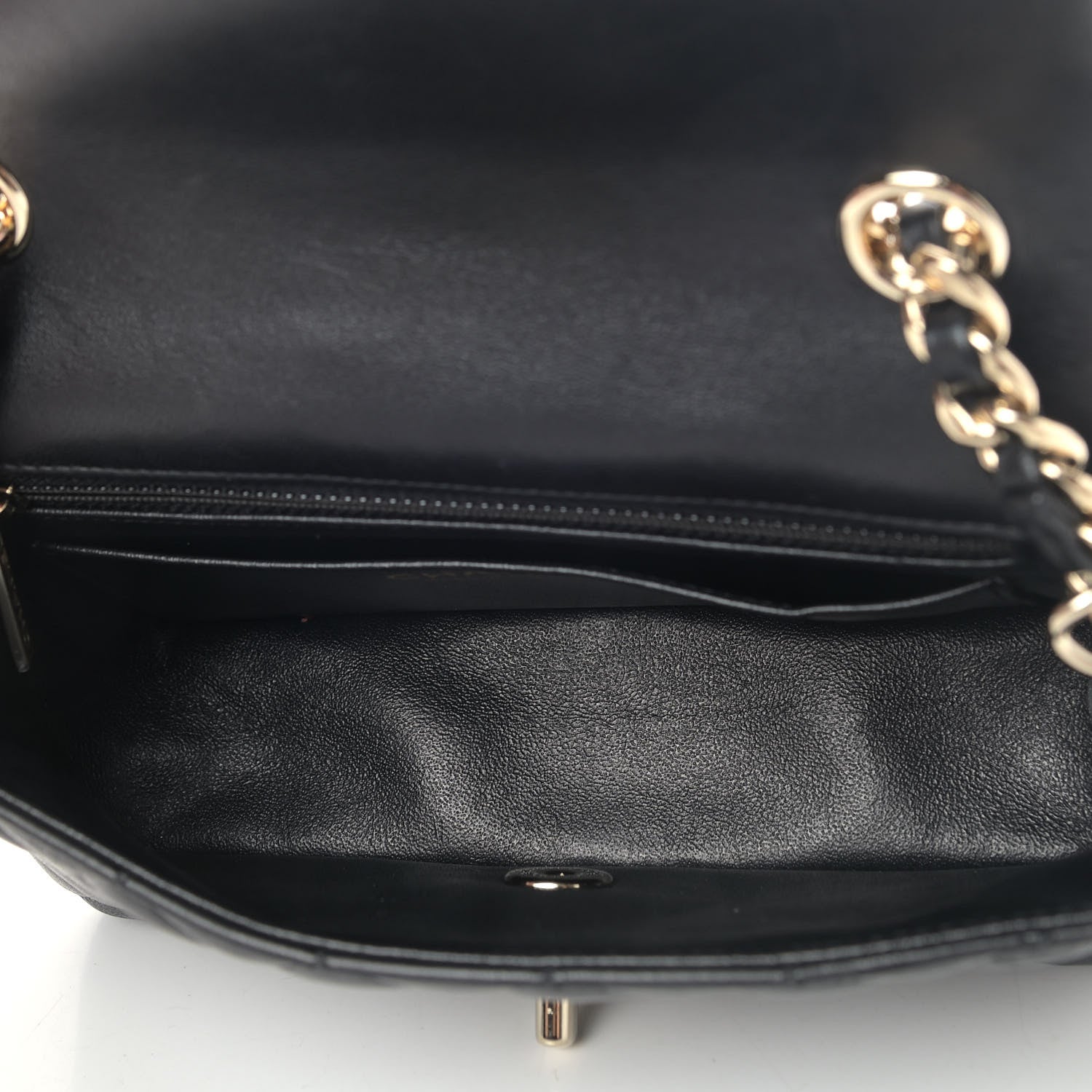 Chanel Lambskin Quilted Mini Coco Charms Rectangular Flap Black 5 of 8