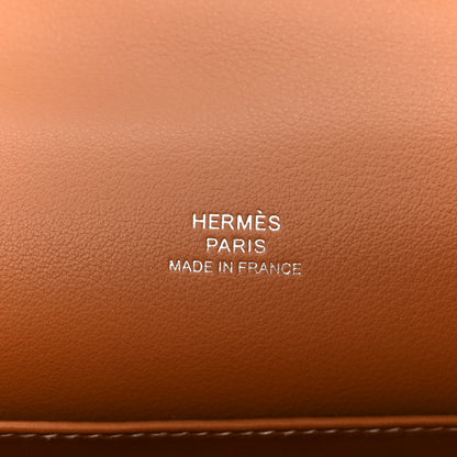 Hermes Swift Kelly Pochette Clutch Gold 6 of 9