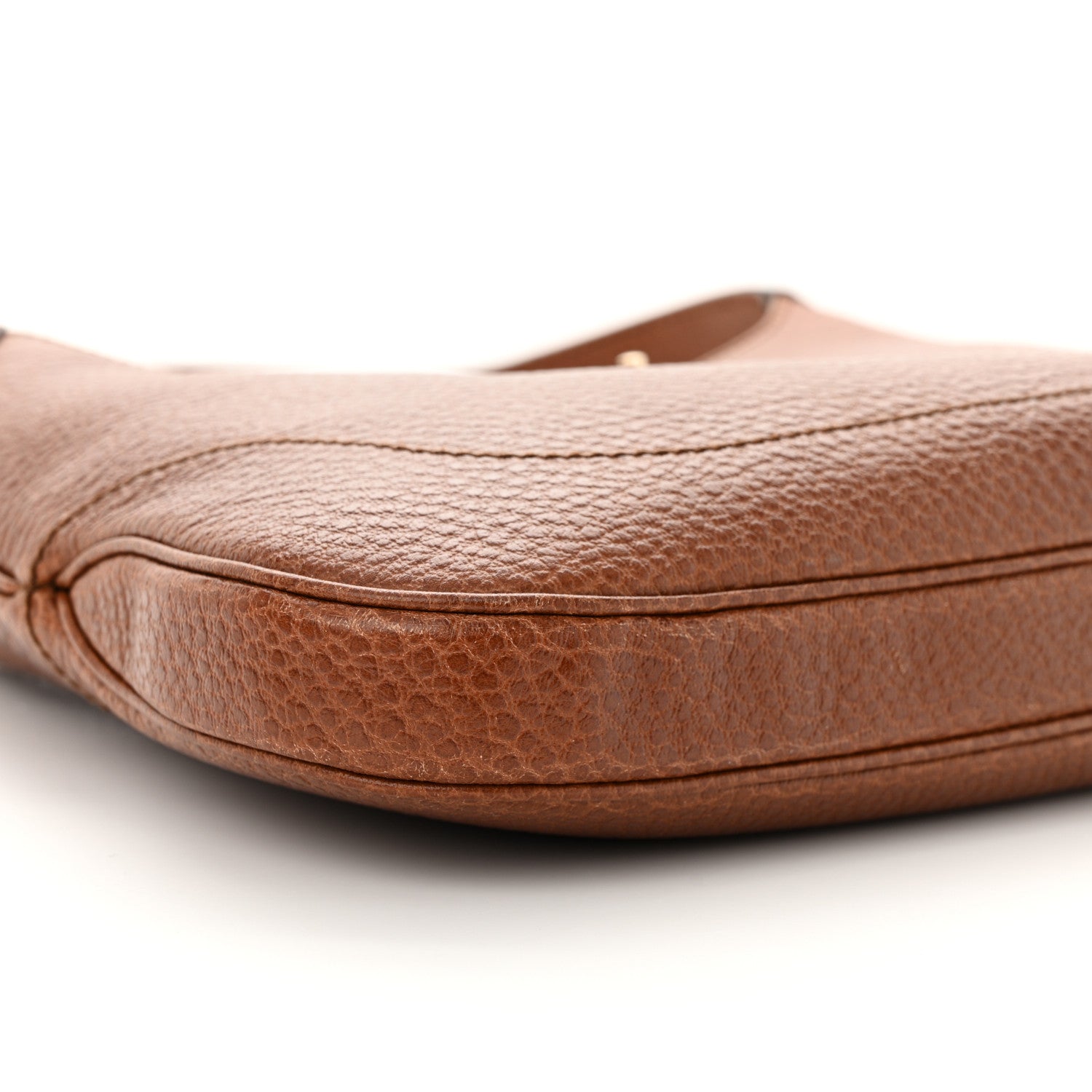 Gucci Soft Grained Calfskin Small Jackie O Hobo Brown 9 of 15