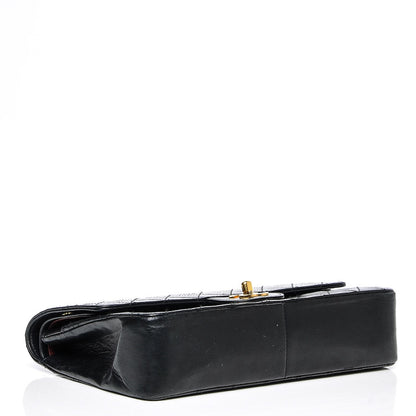 Chanel Lambskin Quilted Medium Double Flap Black 4 of 9