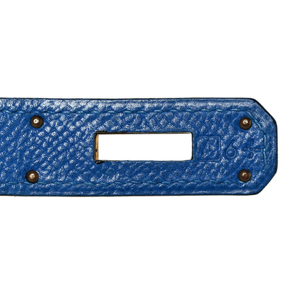 Hermes Courchevel Kelly Retourne 32 Bleu France 28 of 40
