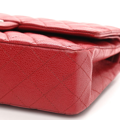 Chanel Caviar Quilted Medium Double Flap Red 11 of 11