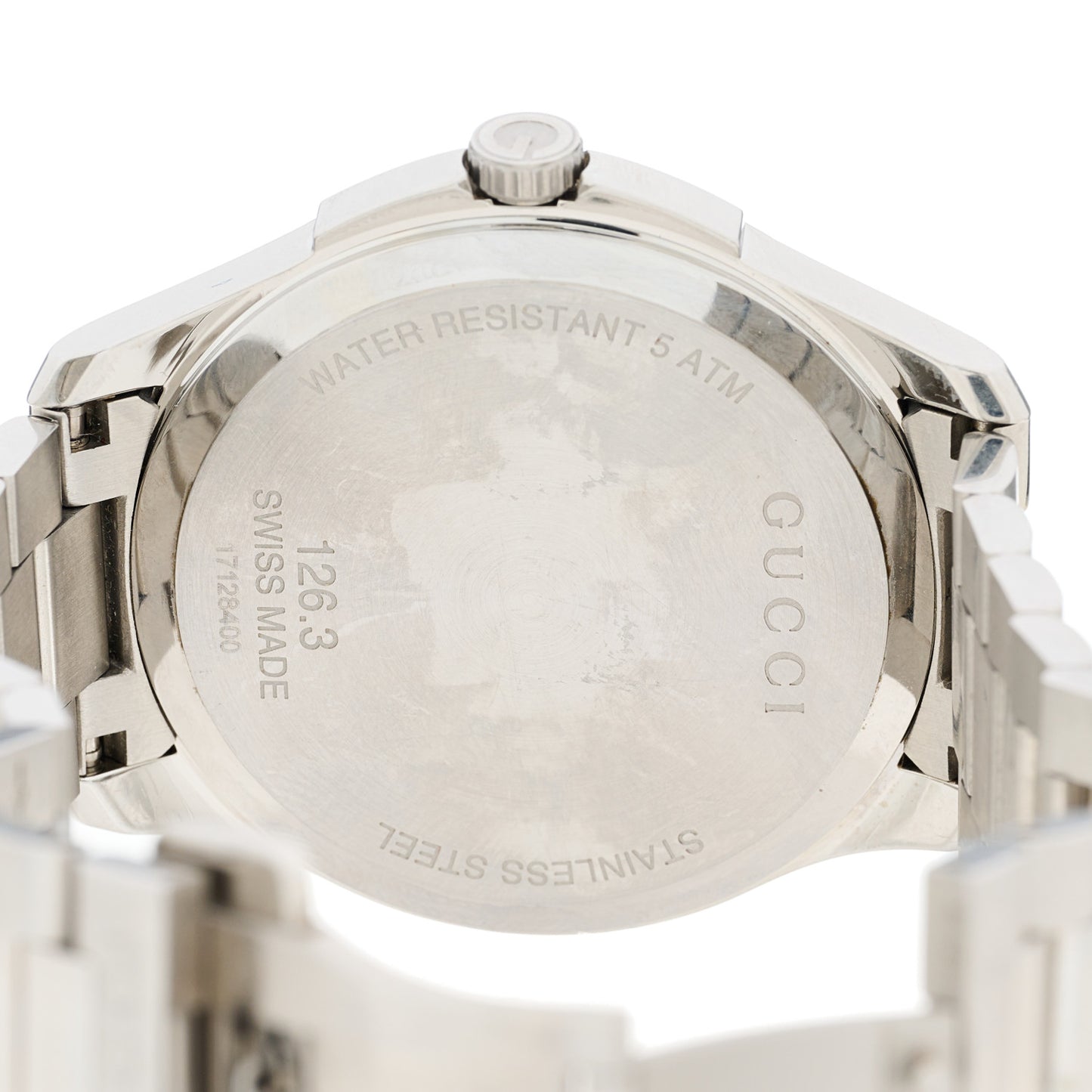 Stainless Steel 40mm G-Timeless Diamante Quartz Watch Brown