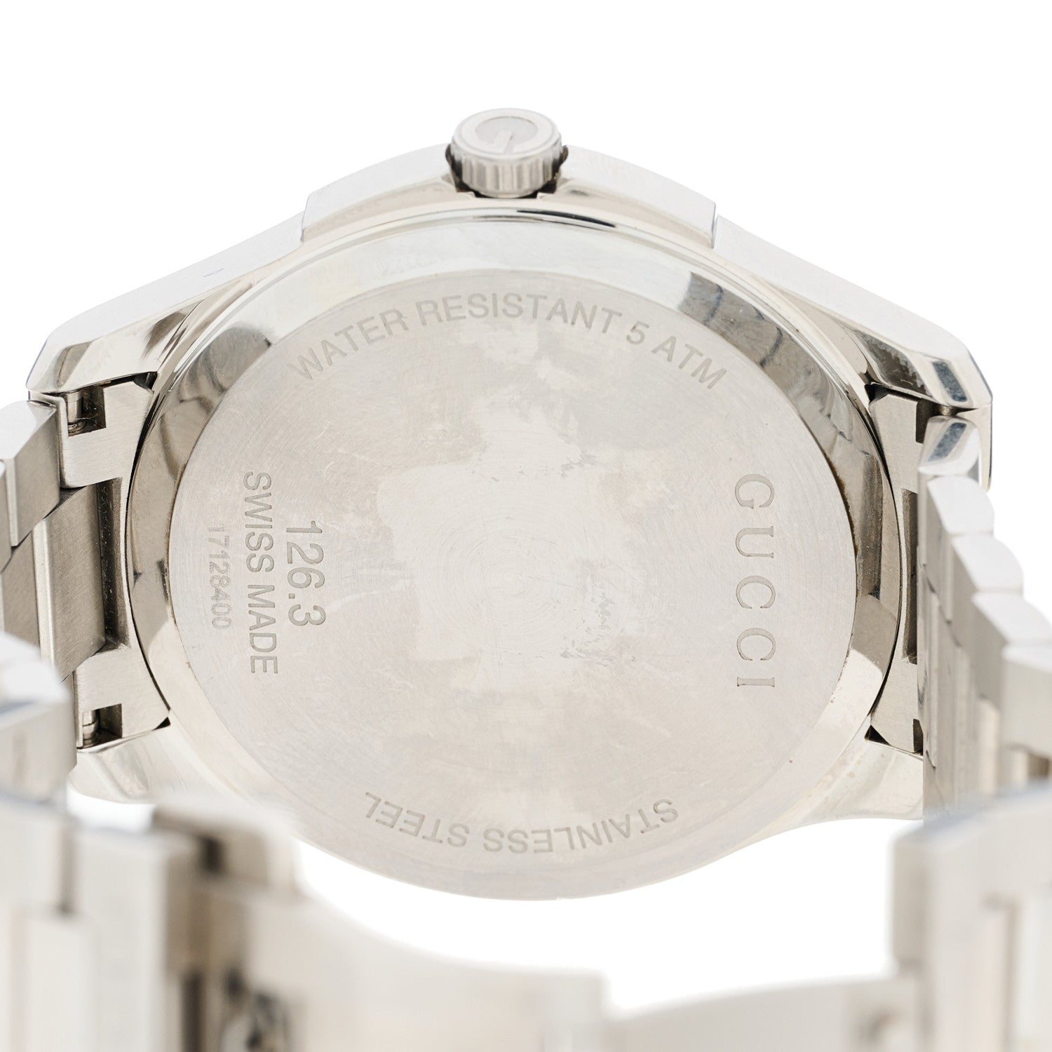 Gucci Stainless Steel 40mm G-Timeless Diamante Quartz Watch Brown 3 of 3