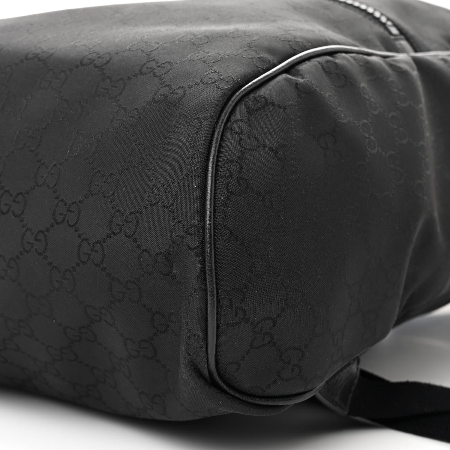 Gucci Nylon Monogram Slim Backpack Black 10 of 10