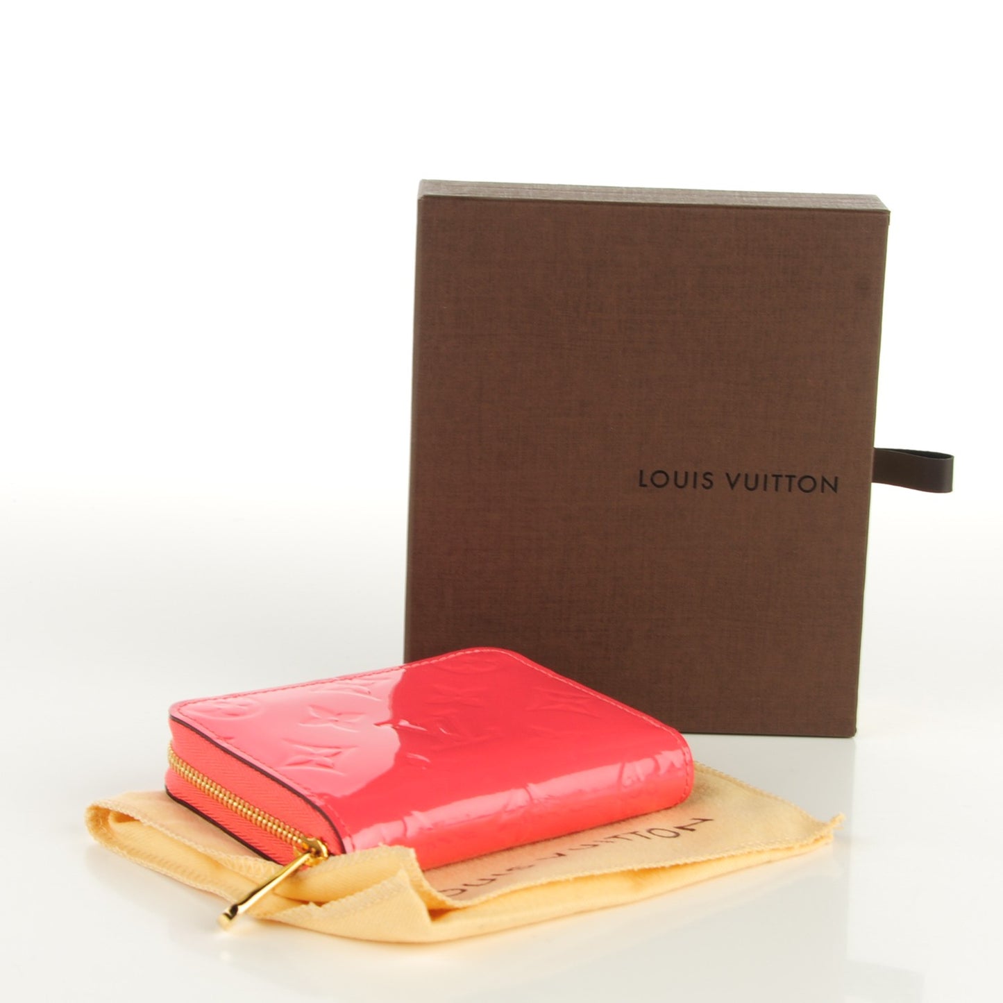 Vernis Zippy Coin Purse Wallet Rose Litchi
