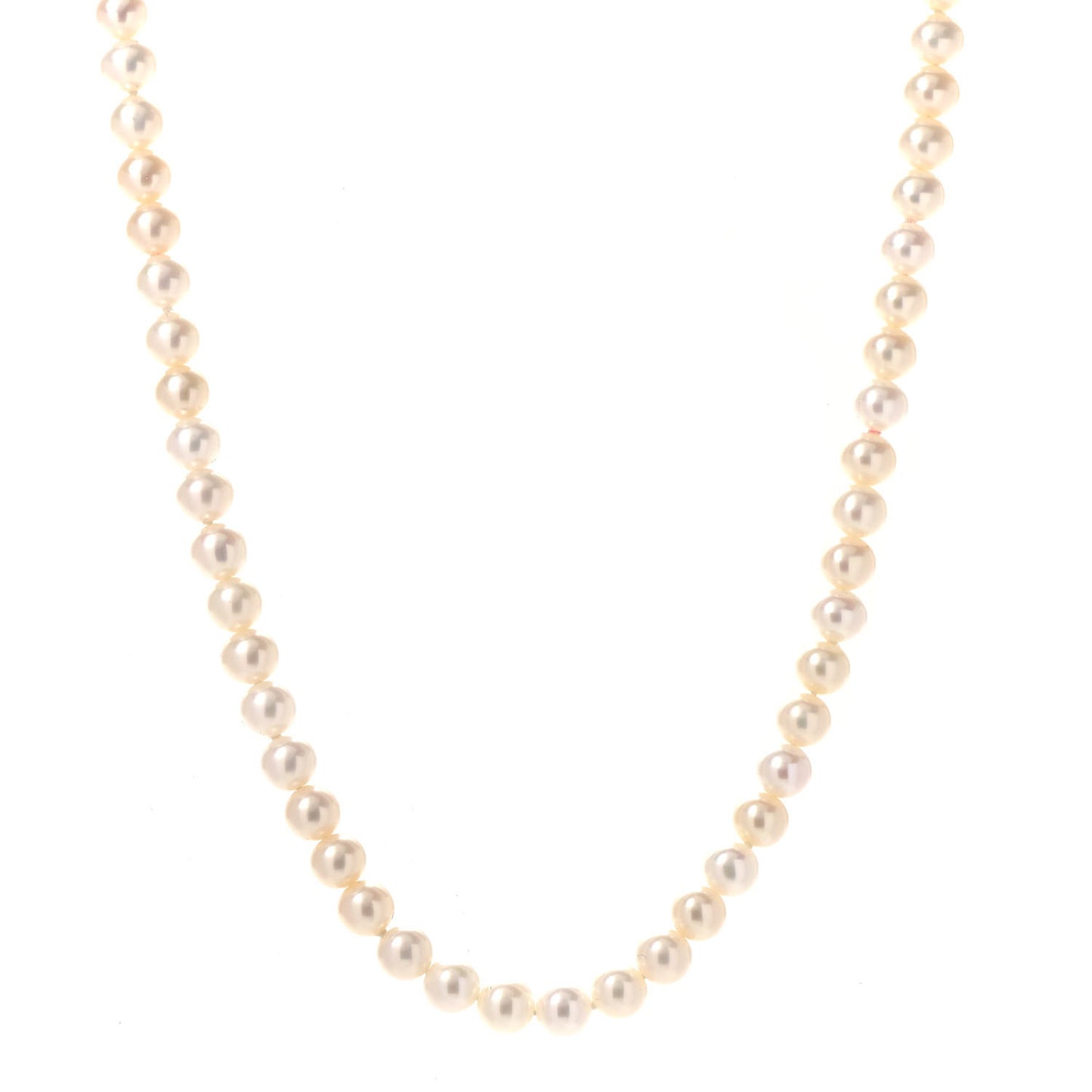 Sterling Silver Freshwater Pearl 6-7mm Ziegfeld Necklace