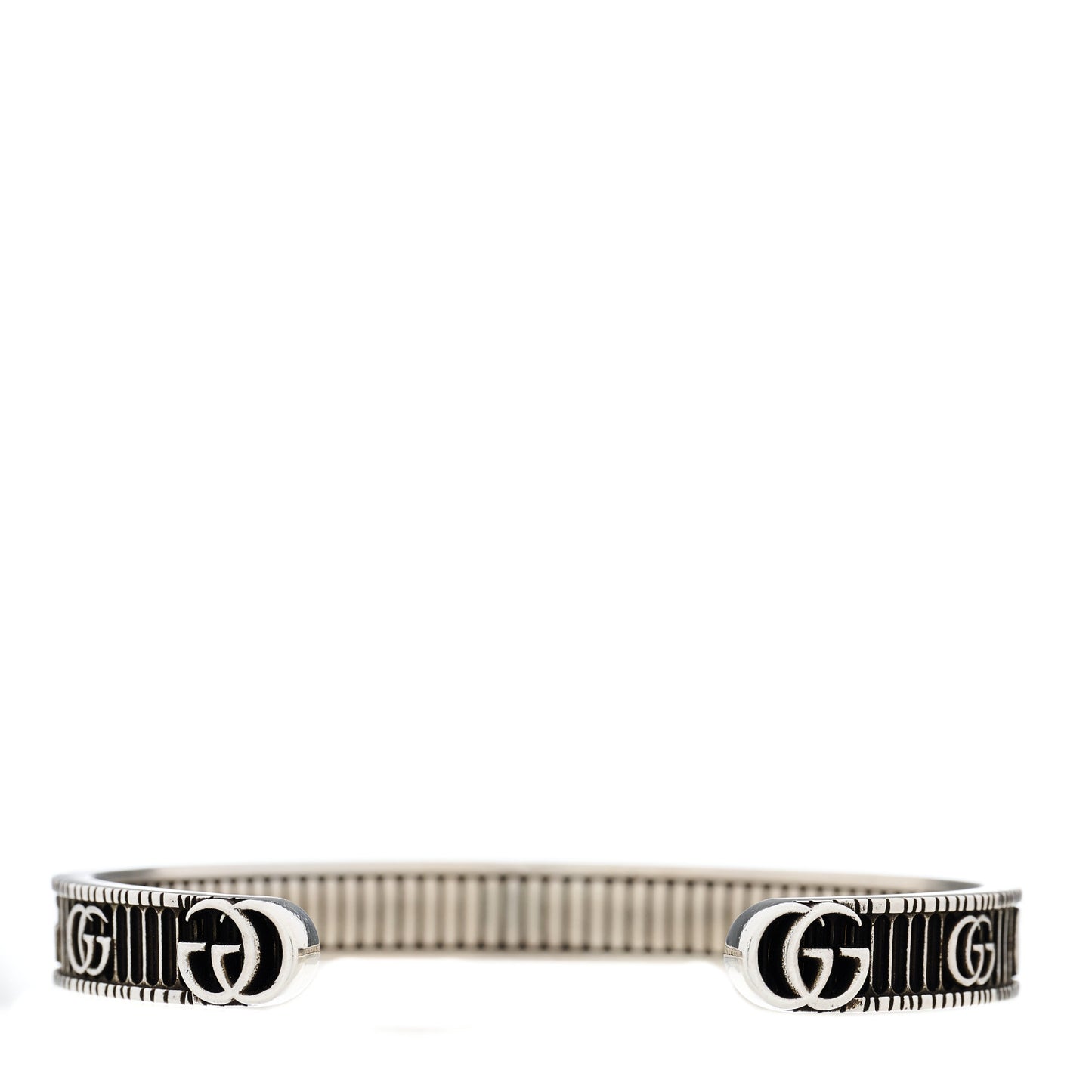Sterling Silver Double G Marmont Cuff Bracelet