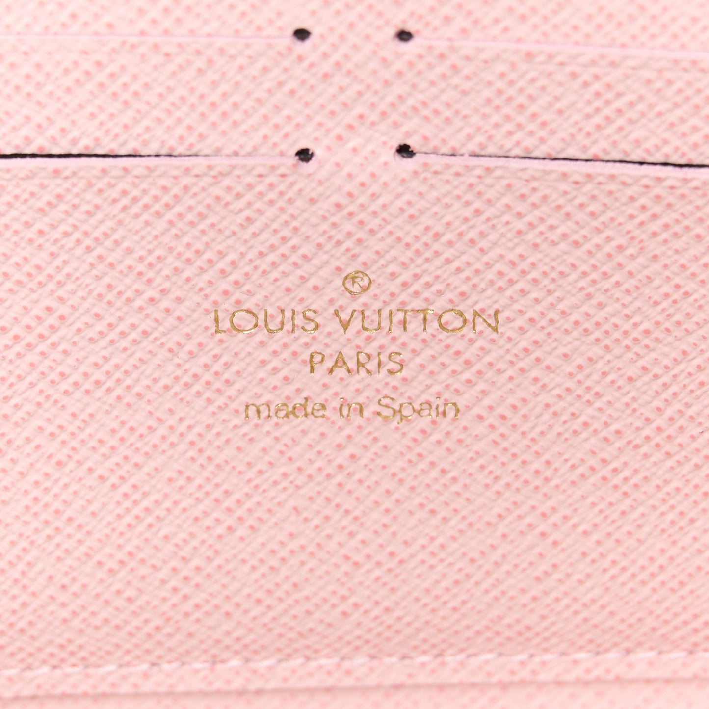 Damier Azur Clemence Wallet Rose Ballerine