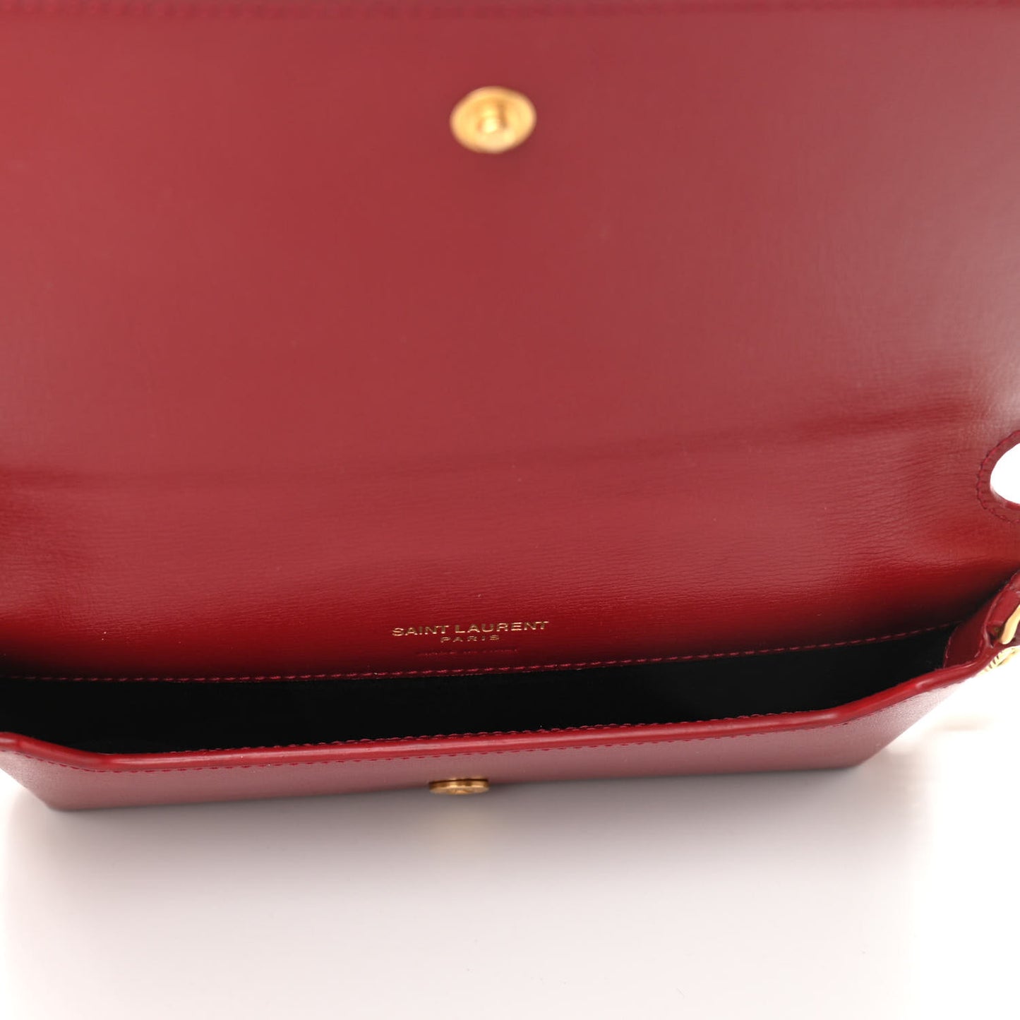 Smooth Calfskin Monogram Phone Holder Crossbody Opyum Red