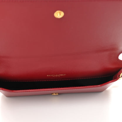 Saint Laurent Smooth Calfskin Monogram Phone Holder Crossbody Opyum Red 5 of 10