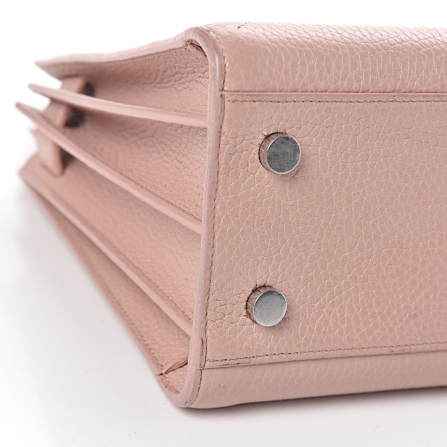 Saint Laurent Grained Calfskin Baby Sac De Jour Antique Rose 6 of 21