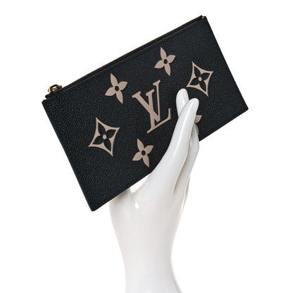 Louis Vuitton Empreinte Monogram Giant Crafty Pochette Felicie Zippered Insert Black 2 of 6