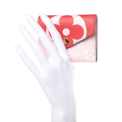 Louis Vuitton Monogram Giant Zoe Wallet Rouge Rose 2 of 7
