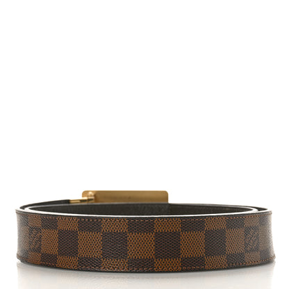 Louis Vuitton Damier Ebene Inventeur Reversible Belt 100/40 2 of 5