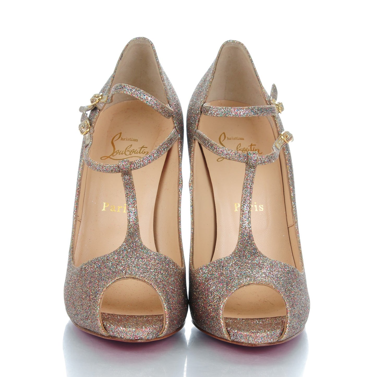 Glitter Mini T Double 120 Pumps 40 Multicolor