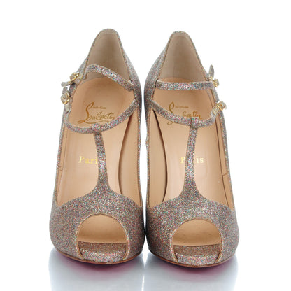 Christian Louboutin Glitter Mini T Double 120 Pumps 40 Multicolor 2 of 8