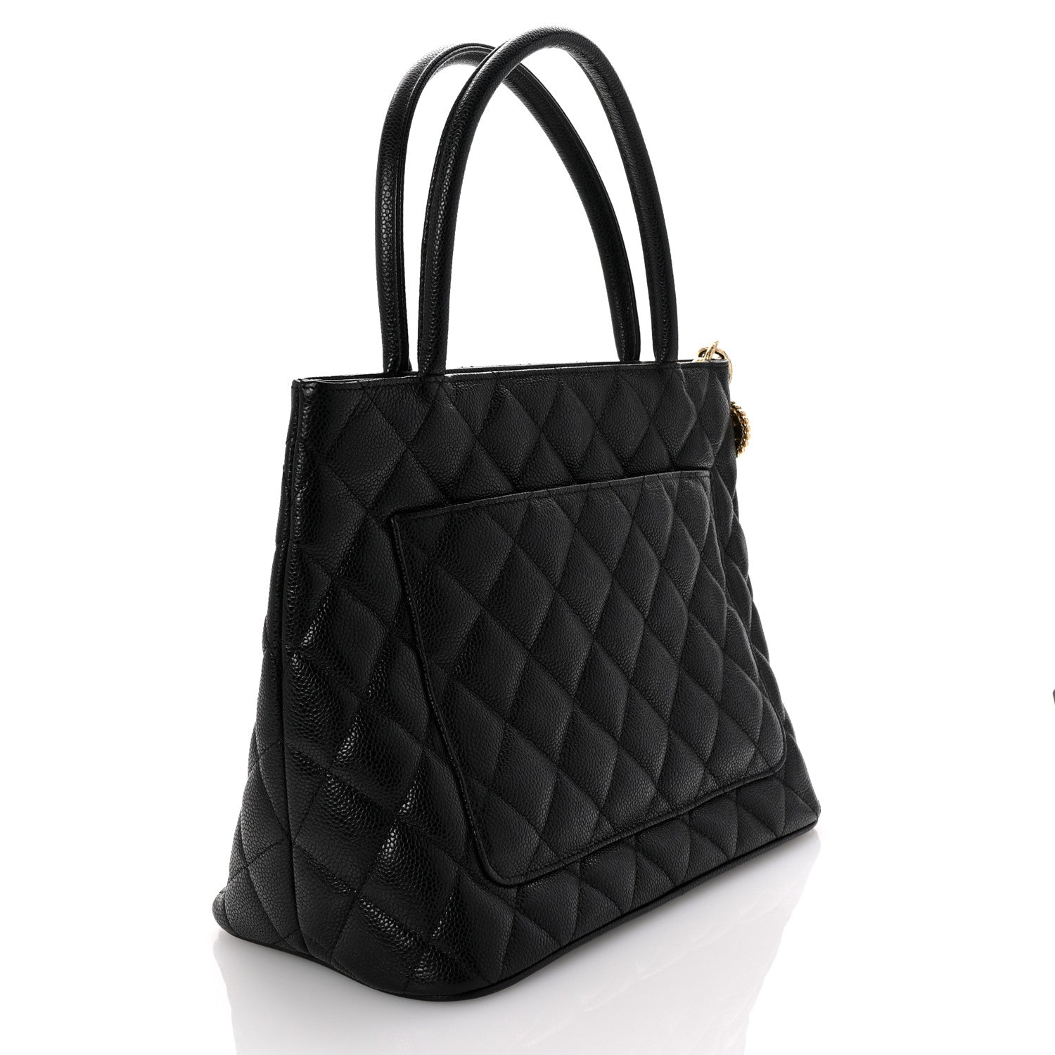 Chanel Caviar Quilted Medallion Tote Black 3 of 9