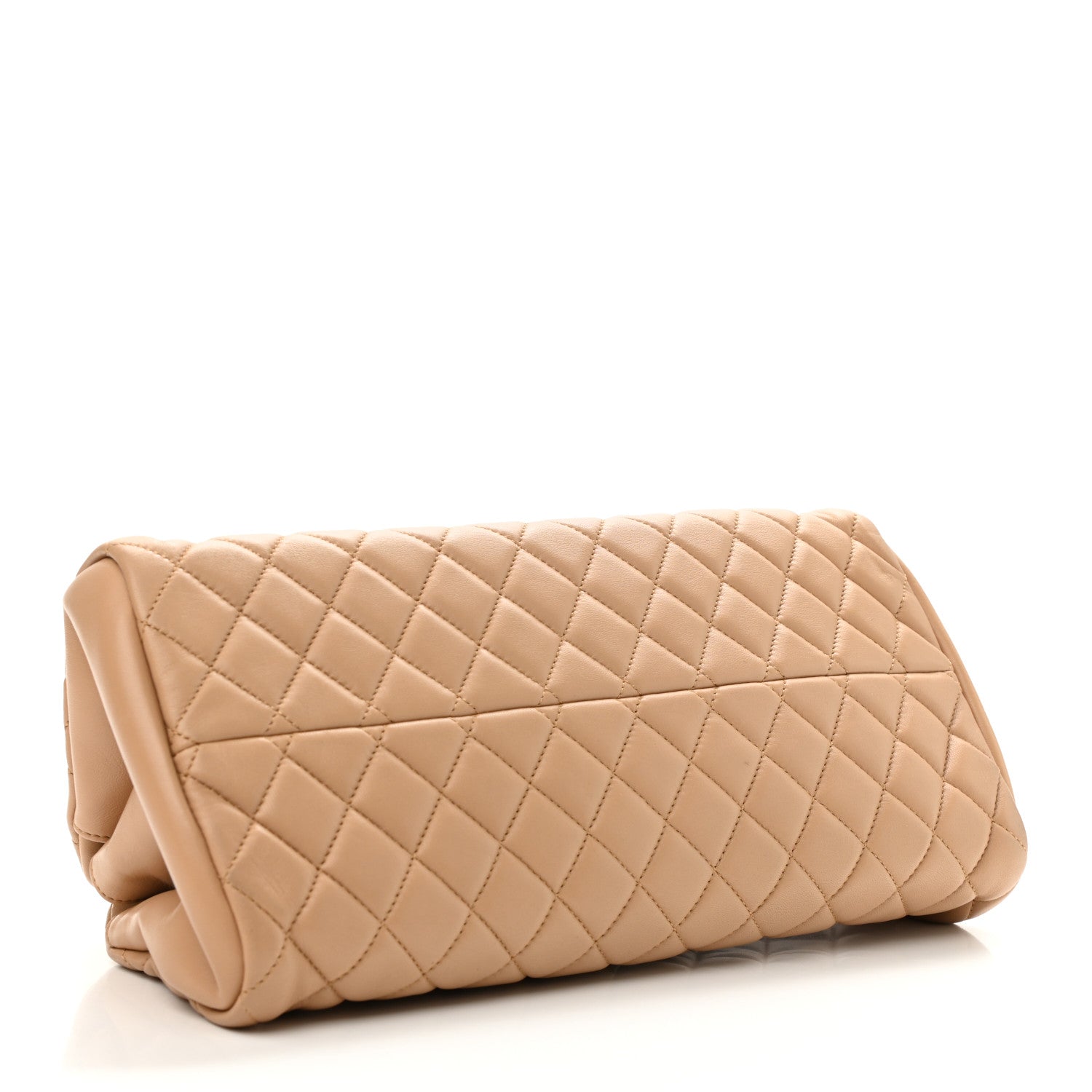 Chanel Lambskin Quilted Medium Just Mademoiselle Beige 3 of 11