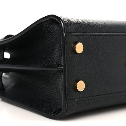 Saint Laurent Grained Calfskin Nano Supple Sac De Jour Black 9 of 11