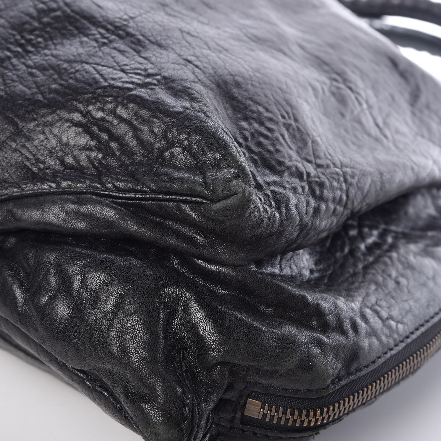 Leather Large Elschia Hobo Black